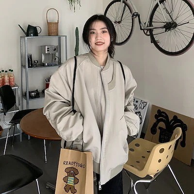 【20点セット】【急速出荷】新作 春流行りレトロトップスアメリカン マイナー イレギュラー フライトスーツ コート 女性 ゆとり