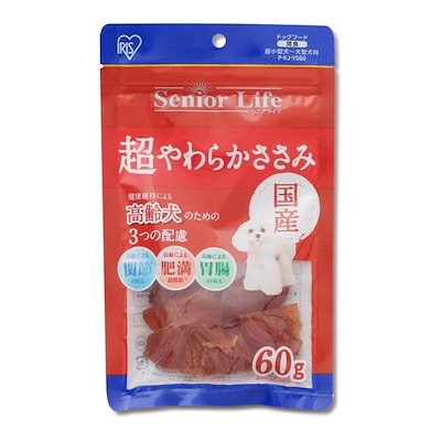 他サイト： P-KJ-YS60 シニアライフ超やわらかささみ (60g)の商品画像