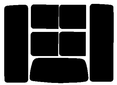 リア (b) ブローニィーバン SK 前7枚 カット済み カーフィルム SK54V SK56M SK56V SK5HM SK5HV SKE6V マツダ用