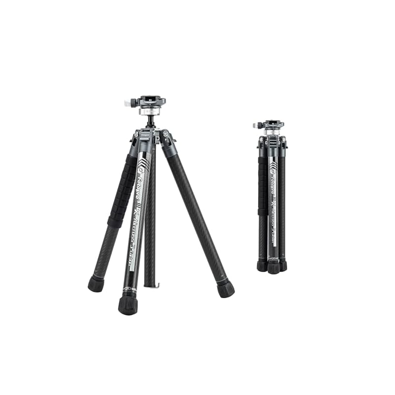 Fotopro X-Aircross 3 Lite カーボン三脚 軽量トラベル三脚 360パノラマボールヘッド付き 152CM 0.81KG 超軽量ポータブルカメラ三脚 ビデオカメラ一眼レフカメラ望