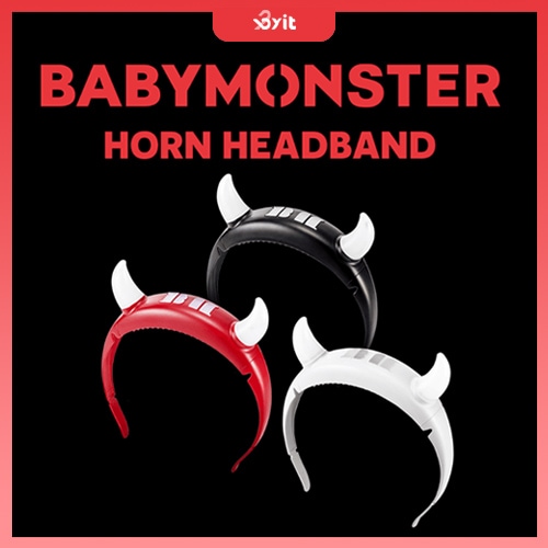【公式】 BABYMONSTER OFFICIAL HORN HEADBAND 公式 鉢巻 ヘアバンド