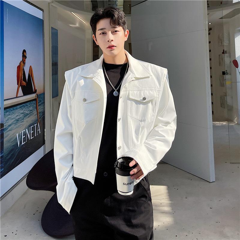 ジャケット メンズ コート カジュアルスーツ テーラード ブレザー 長袖 アウター パーティー 公演 クラブ 舞台衣装 ダンスウェア 発表会 外套 男子 上着