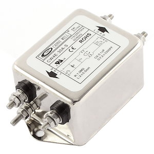 uxcell AC電源ラインEMIフィルタ CW4E-30A-S 単相ノイズ AC 115/250V