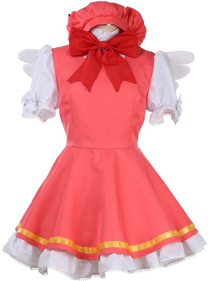 カードキャプターさくら 木之本 桜（きのもと さくら） 戦闘服 風 コスプレ衣装 A1