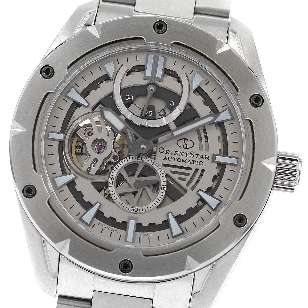 オリエント ORIENT F6F4-UAF0/RK-AV0A02S オリエントスター アヴァンギャルドスケルトン 自動巻き メンズ 美品 箱・保証書付き_903852【中古】