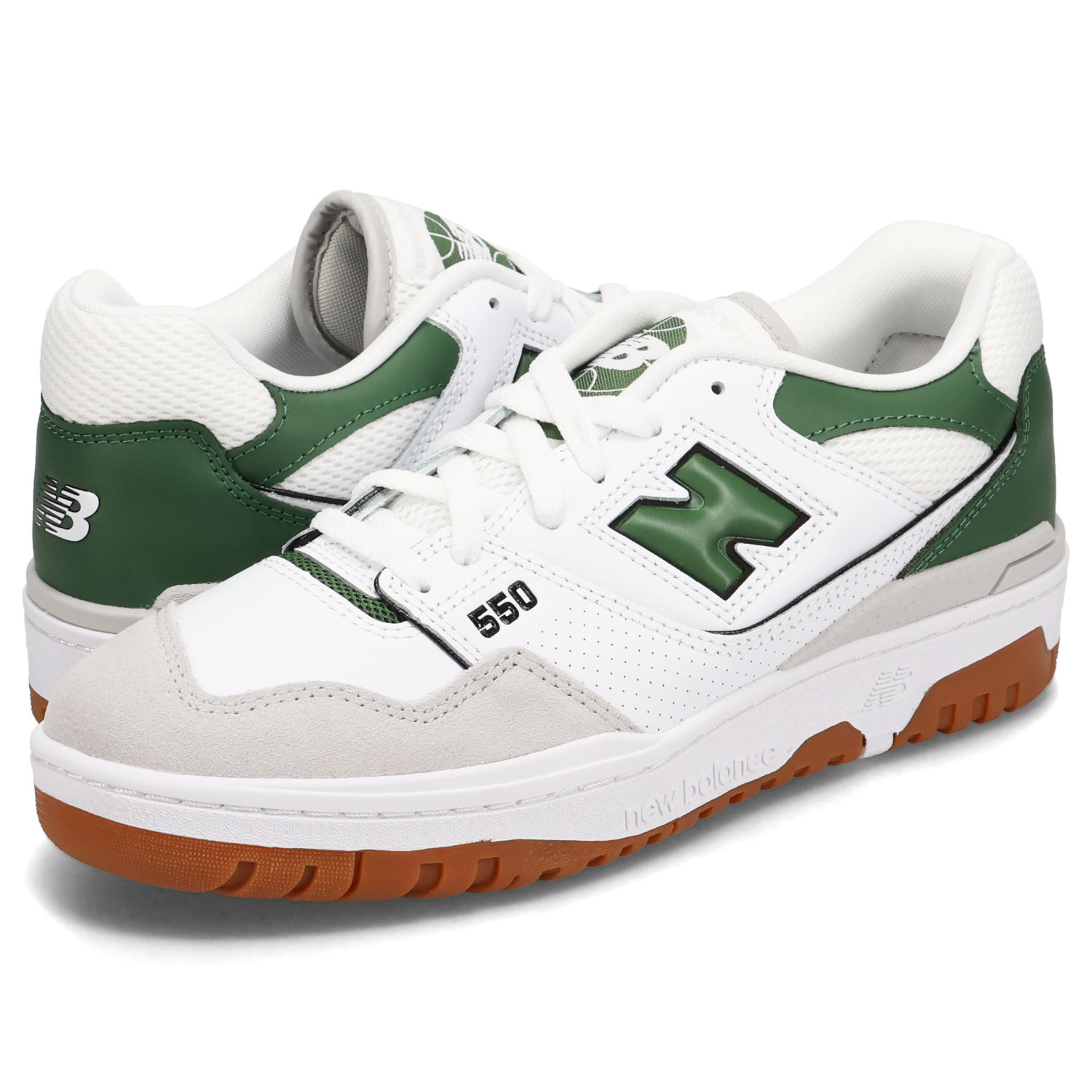 550 スニーカー メンズ Dワイズ ホワイト 白 BB550ESB