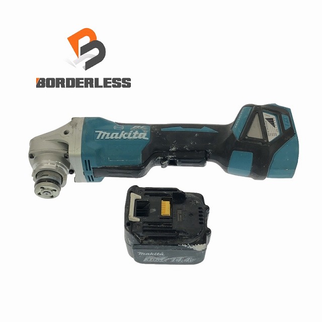 used makita マキタ 14.4V 100mm 充電式ディスクグラインダ GA416D バッテリー1個(14.4V 3.0Ah)付き 100548