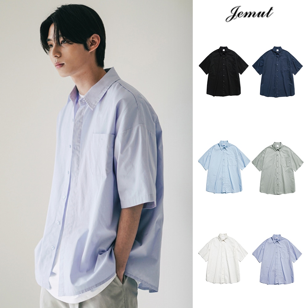 [JEMUT] Forge Overfit Short Shirts