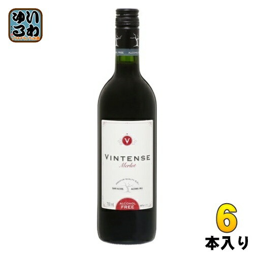 湘南貿易 ヴィンテンス メルロー (赤) 750ml 瓶 6本入 ノンアルコールドリンク ノンアルコール飲料