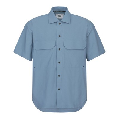 正規品 PEARLY GATES GOLF メンズ ビッグフラップポケット 半袖シャツ