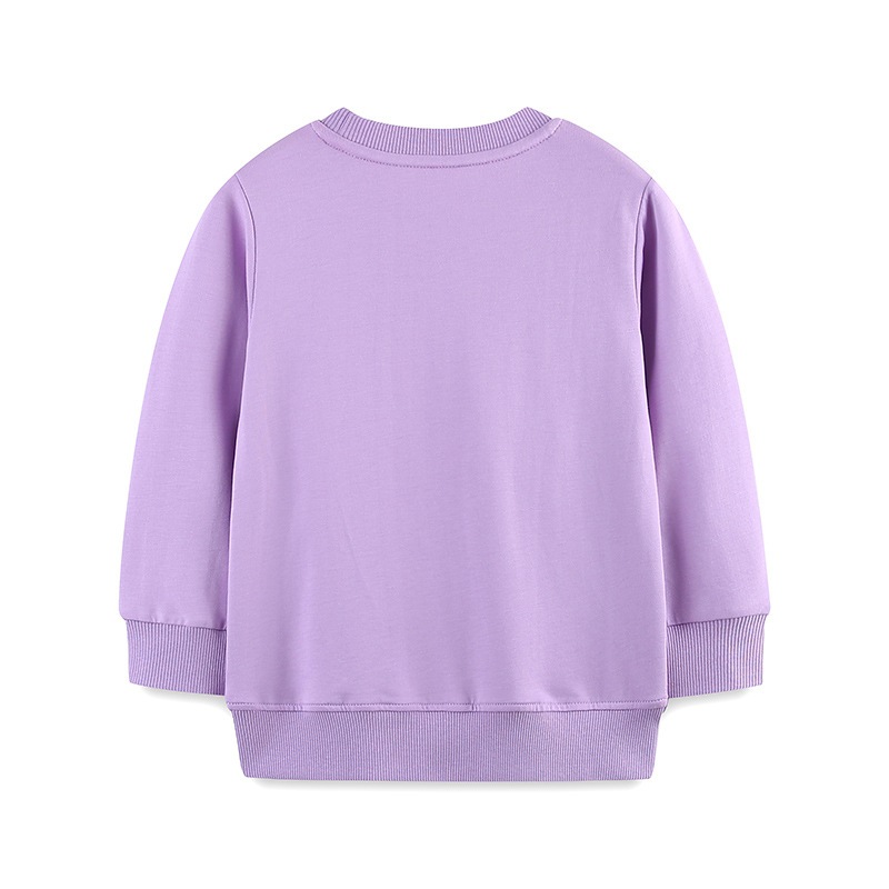 秋ニットコットン子供用トレーナー漫画刺繍入り子供用トレーナーヨーロッパとアメリカンスタイルの長袖女の子トレーナー