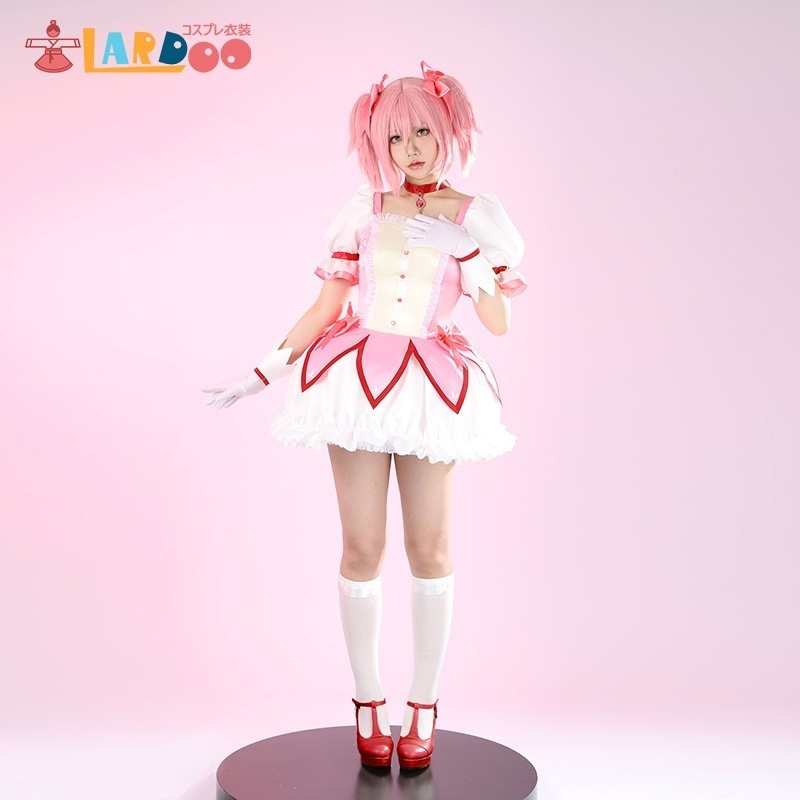 【工場直販 品質保証】 魔法少女まどかマギカ 鹿目まどか 魔法少女コス コスチューム コスプレ衣装