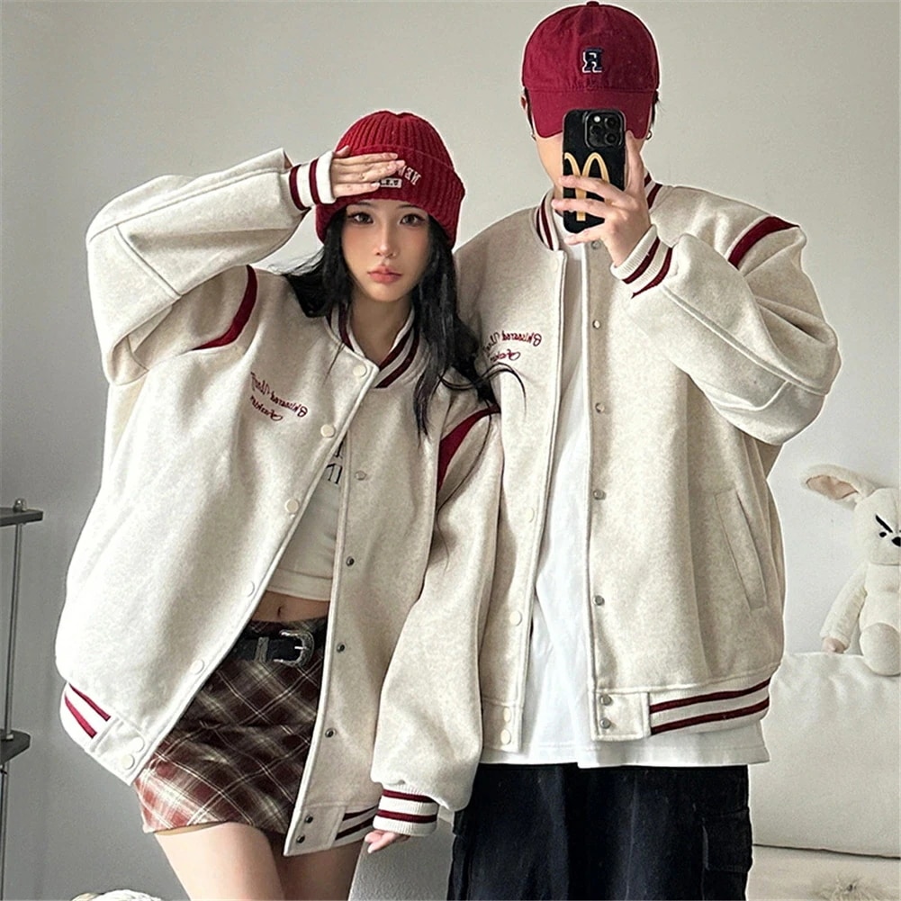 【送料無料】ペアルック アウター レディース ゆったり おしゃれ 韓国風 ペアルック カップル お揃い 服 トップス クリスマス プレゼント リンクコーデ ペア カップル ペアルック ブランド コーデ