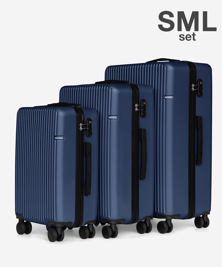 kevala　3個セット SML　スーツケース スクエア ラージ キャリーバッグ 7000511982.jpg
