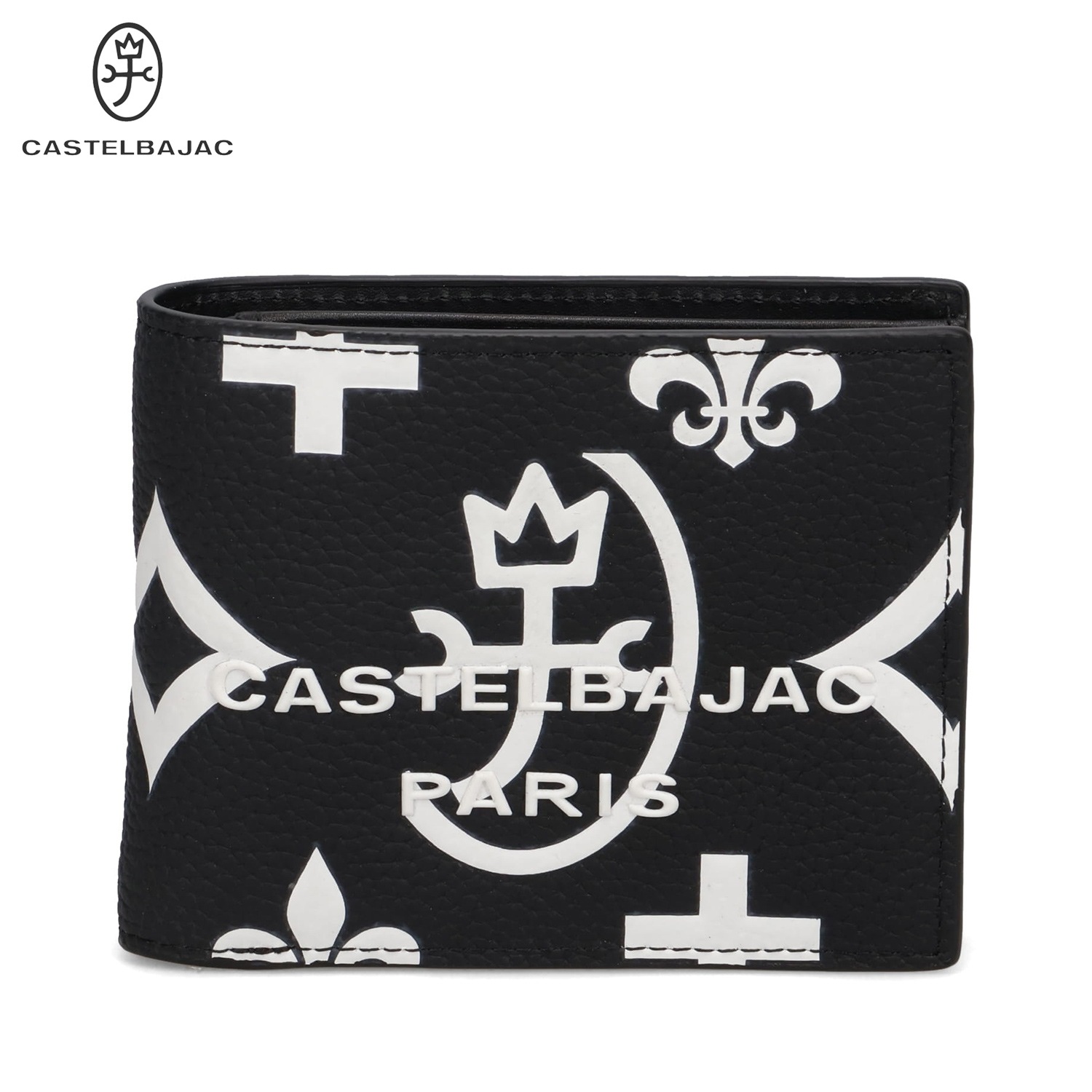 財布 二つ折り メンズ レディース 本革 クレア ブラック 黒 68631