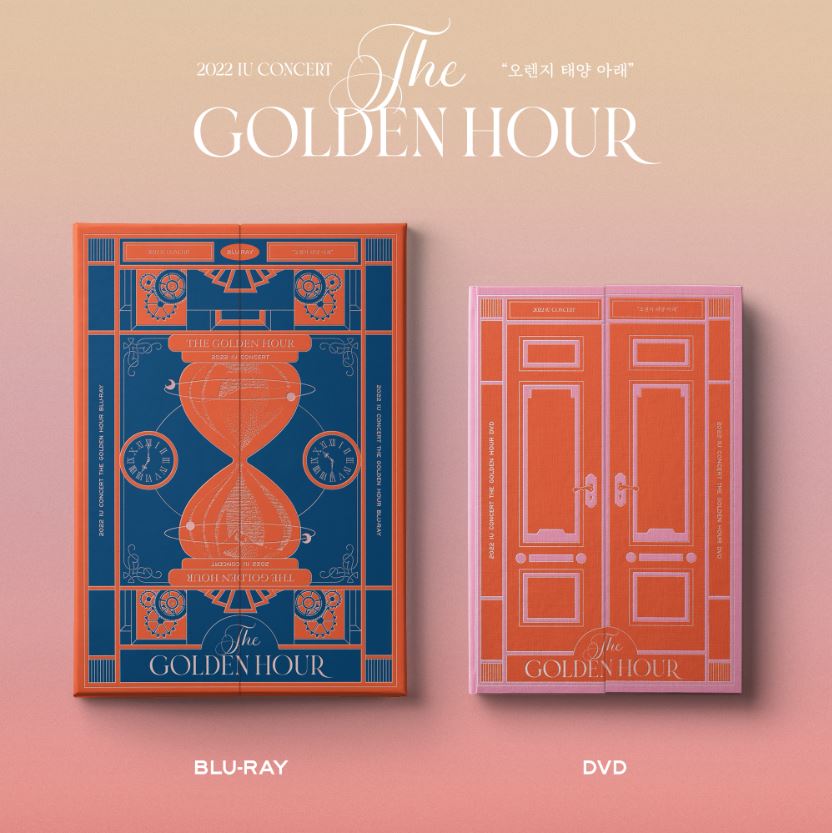 2種SET [DVD+Blu-ray] IU - 2022 IU Concert [ The Golden Hour : Under The Orange Sun ] (リージョンコードALL / 日