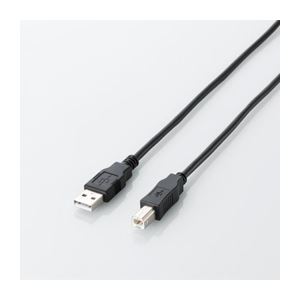 (まとめ)エレコム エコUSB2.0ケーブル(A-Bタイプ) U2C-JB10BK(×10セット) 7,988円