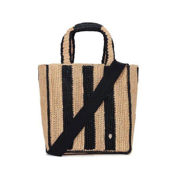 [高級品] ナミ ラフィア ナチュラル レディース ミニ トート クロスバッグ