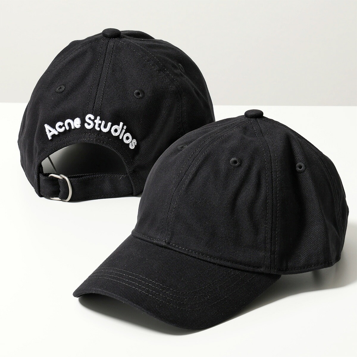 Acne Studios アクネストゥディオズ ベースボールキャップ C40420 FN-UX-HATS000330 レディース メンズ コットン ロゴ 刺繍 帽子 900/Black 23,364円