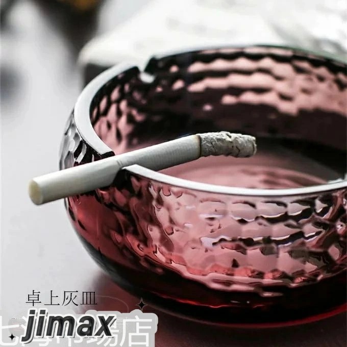 グラス ガラス リリーフ灰皿　灰皿 卓上灰皿 おしゃれ 可愛い 卓上 インテリア 客室グッズ オフィス 吸煙灰皿 タバコ備品 敬老の日 祝い ホワイトデー プレゼント ギフト