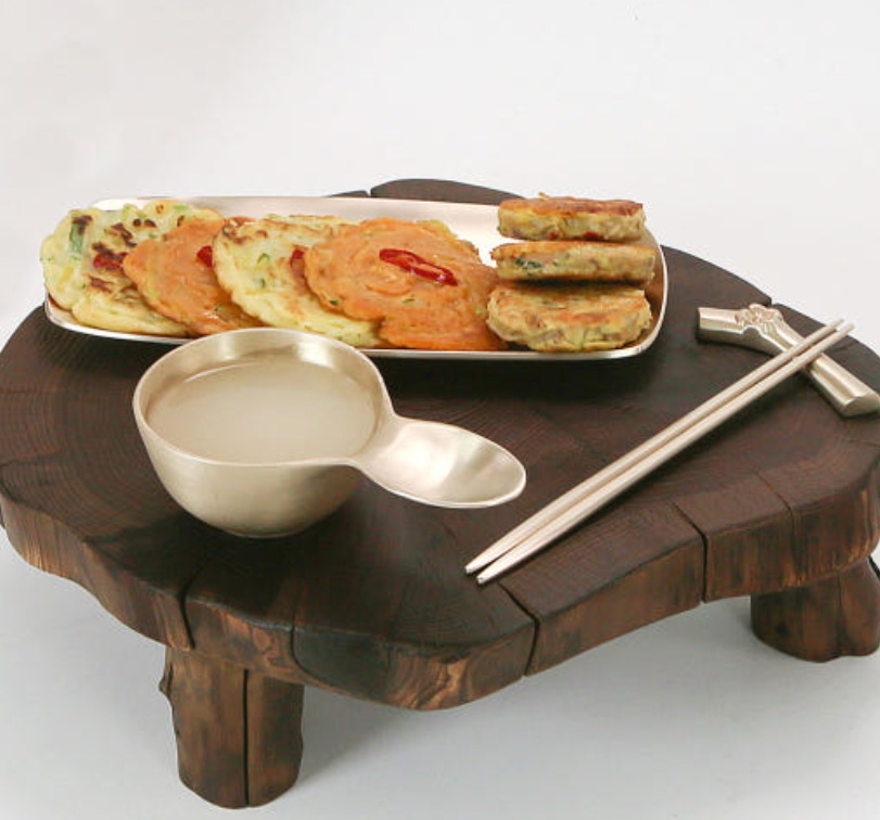 韓国伝統手工芸品 鍮器（ユギ）ひょうたん形マッコリ盃 1個 大サイズ / 大韓民国優秀工芸品選定作