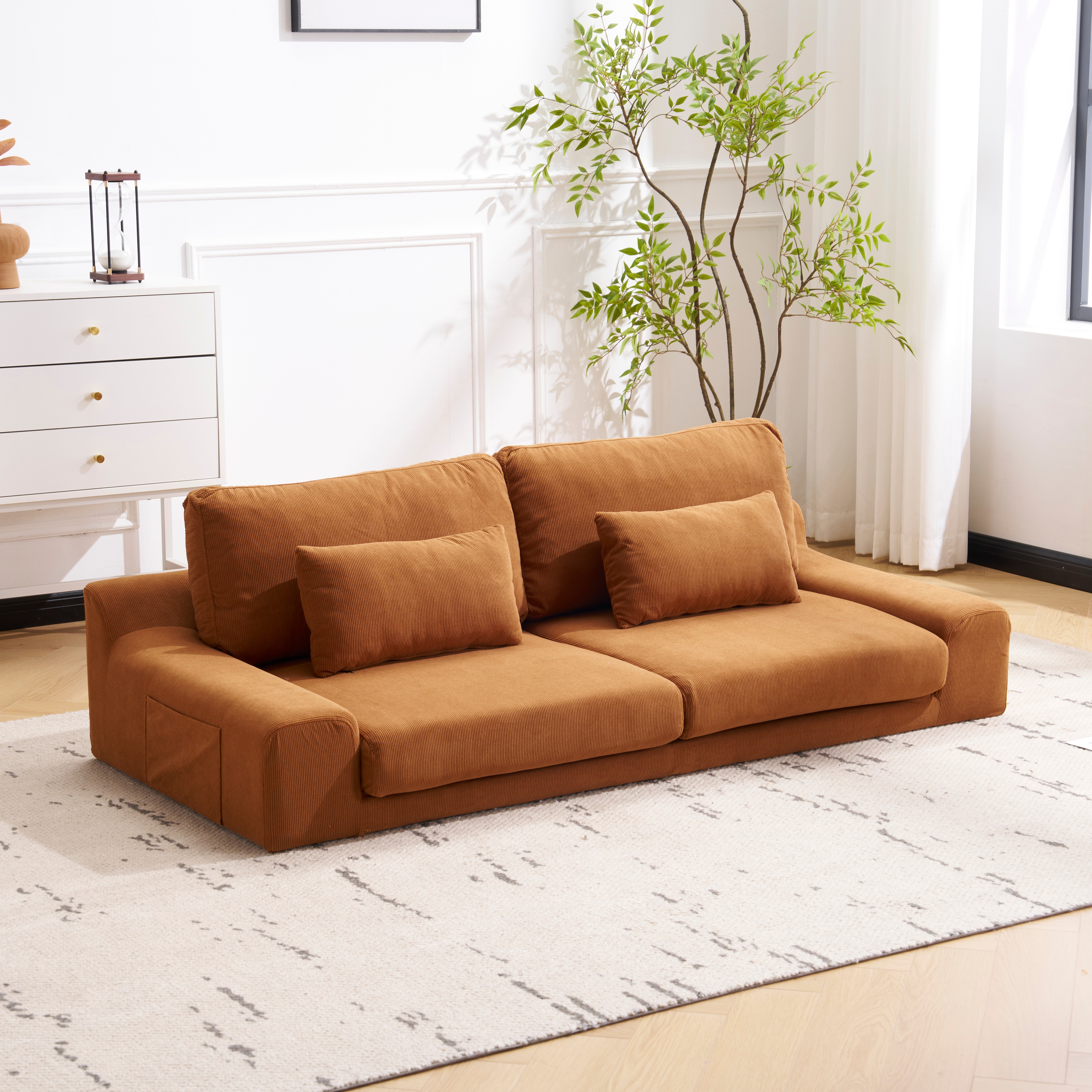 3802人掛けソファベッド フロアソファ コンパクト 幅約167cm ローソファ こたつ用 ソファー 1人暮らし マルチに使える クッション付き 座椅子 1人掛け ふわふわ ダイニング空間