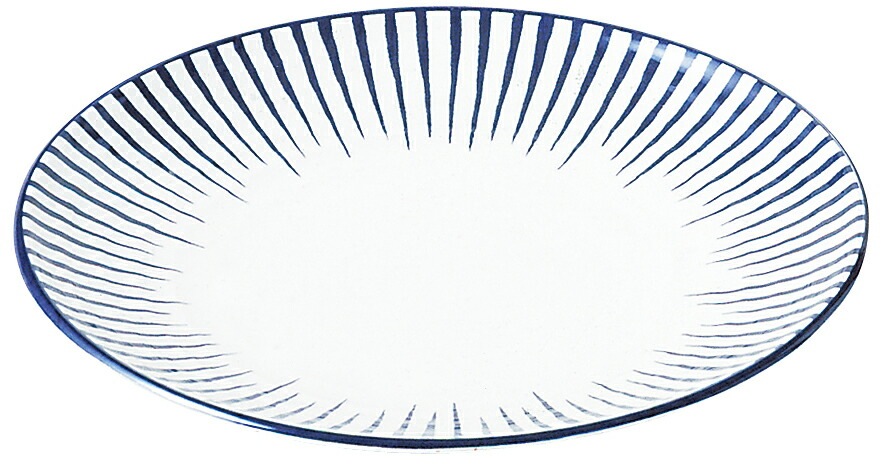 （まとめ買い）メラミン食器 とくさ 丸皿（大） E-12 [x3]