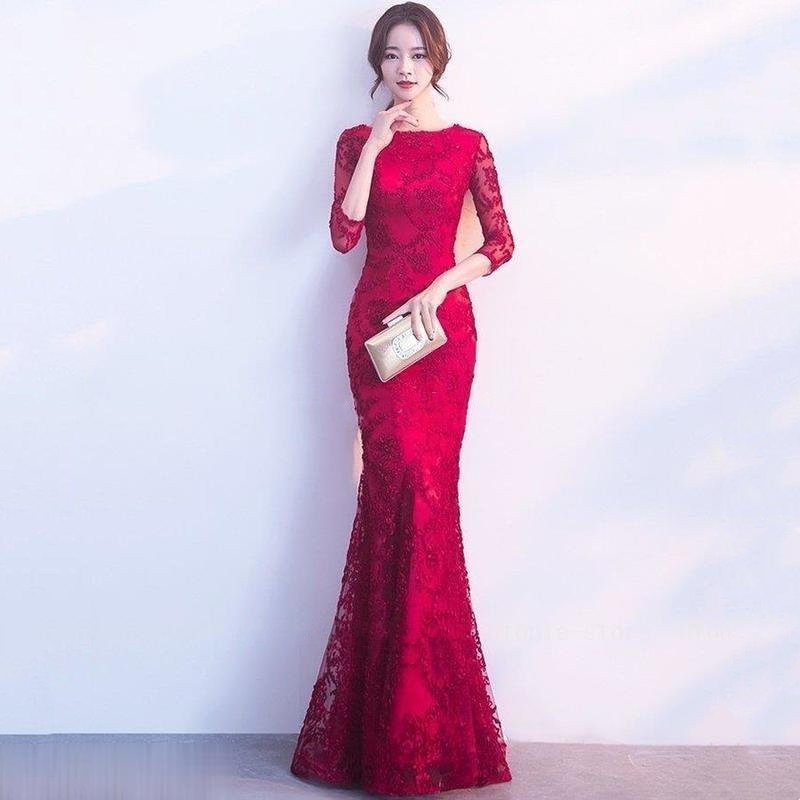 パーティードレス ロングドレス レディース ワンピース マーメイドライン 演奏会 二次会ドレス 披露