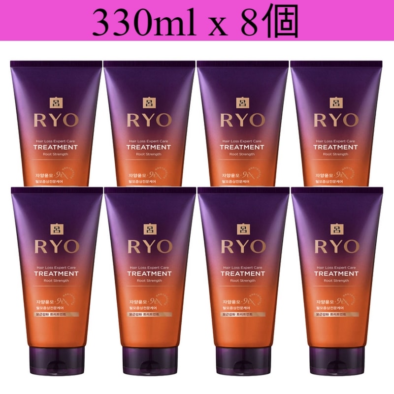リョヤヤンユンモ9EX脱毛症状専門ケア毛根強化トリートメント 330ml x 8個