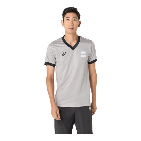 バスケットボール レフリーシャツ シルバーグレー 021 XL 2063A421