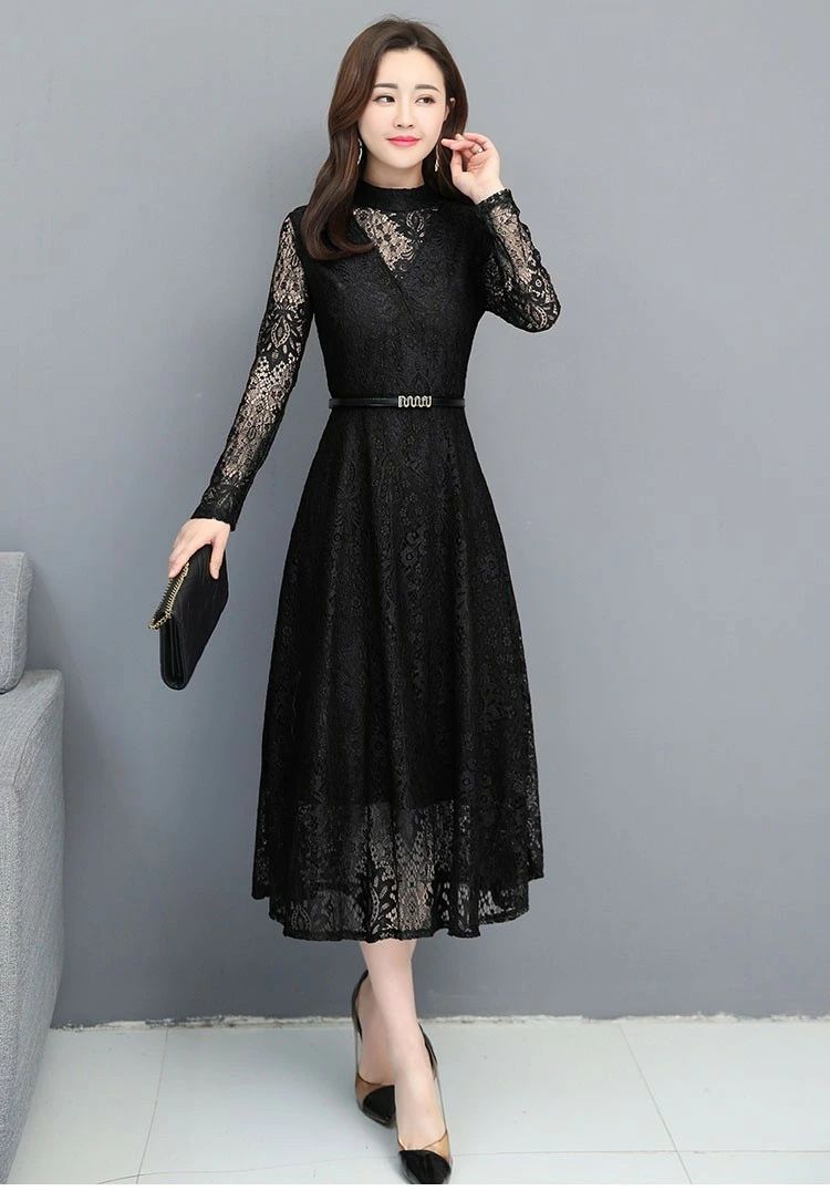 【送料無料】ドレス レディース お呼ばれ 着痩せ 二次会結婚式ドレス 総レースドレス ロングドレス 大きいサイズ