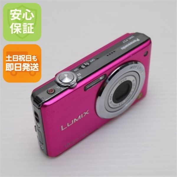 美品 DMC-FS7 ピンク Panasonic LUMIX デジカメ 198