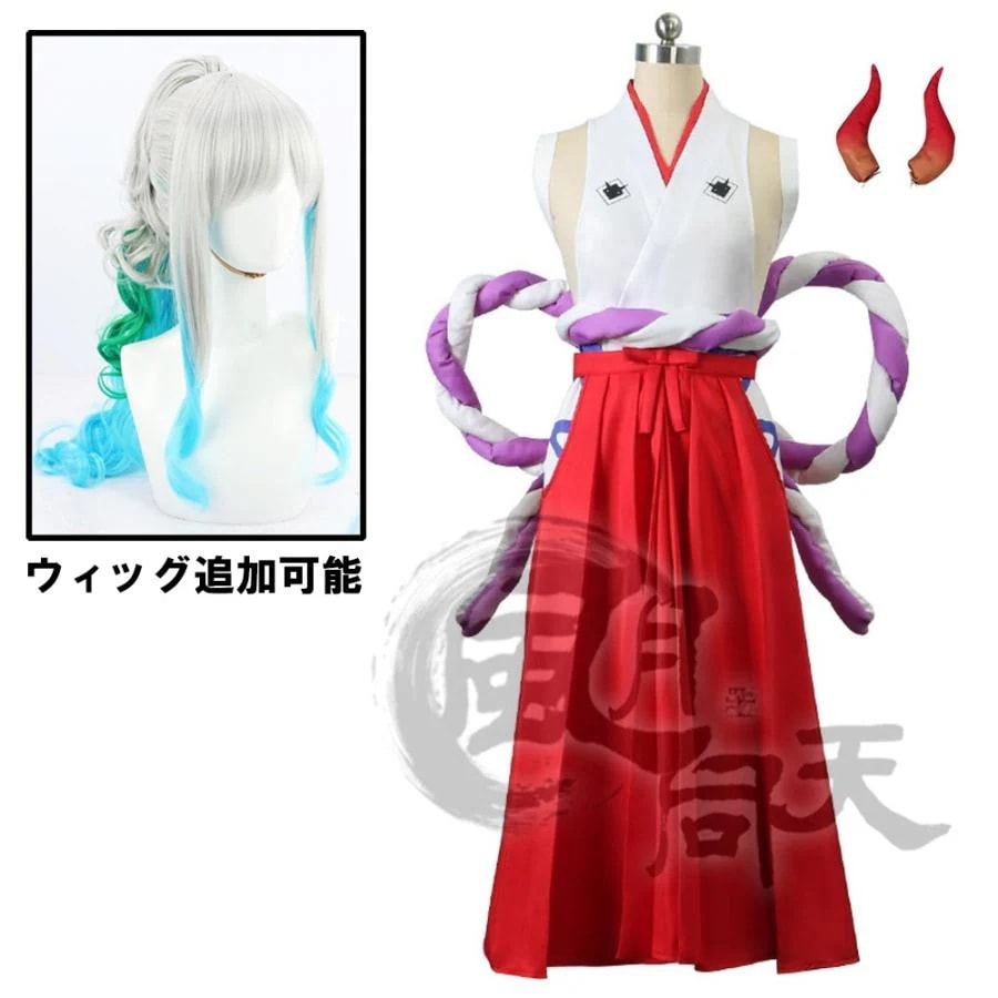 2点購入で1OO円オフ 激安販売 ハロウイン 変装 アニメ コスプレ衣装 浴衣 着物 和服 やまと ヤマト ワンピース PIECE ONE