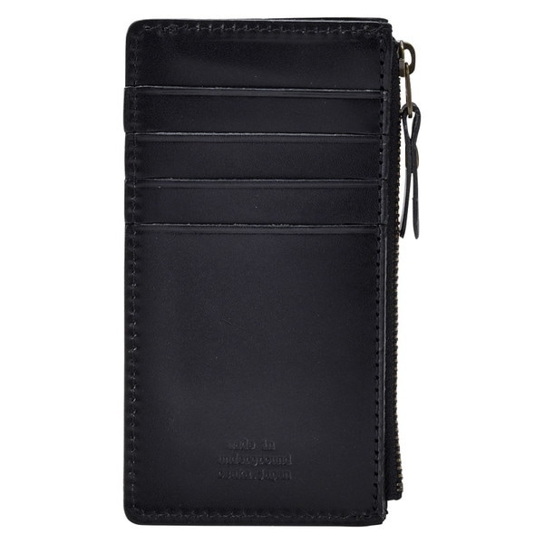 made in underground osaka.japan ヌメ革カードケース ブラック OJ-0308