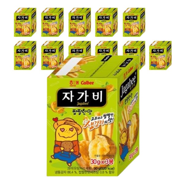 ヘテ製菓 自家製塩辛い味 90g 12個