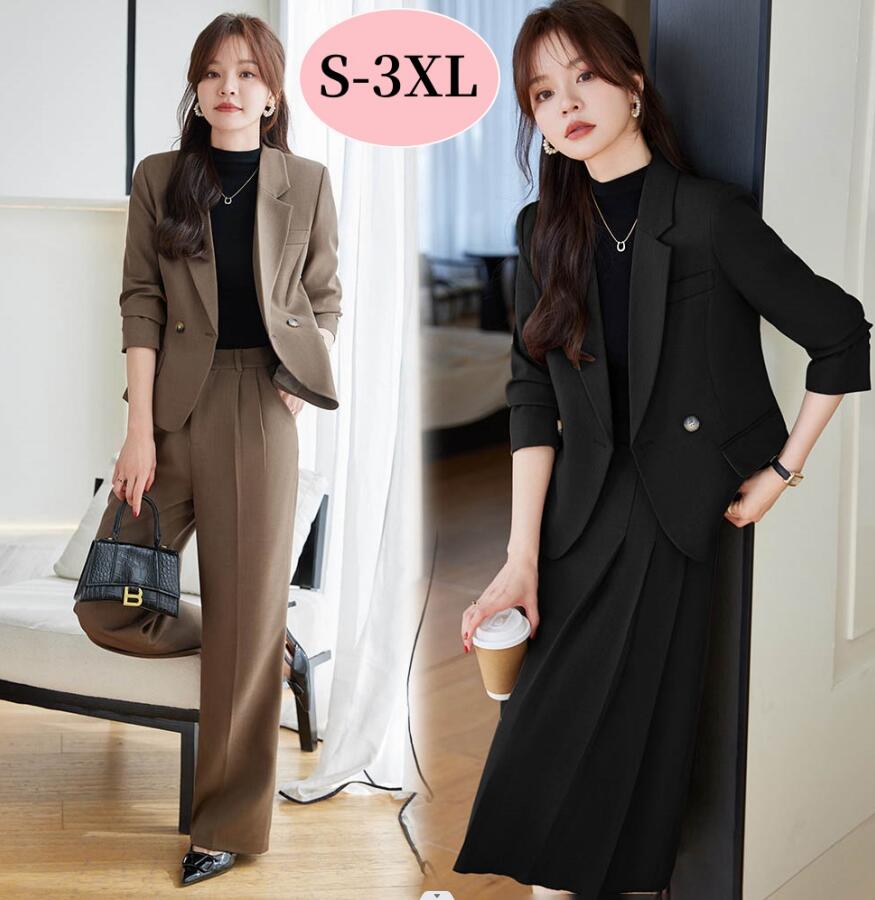 【ジャケット+スカート】【ジャケット+ストレートパンツ】自宅で洗える ショート丈ジャケット 発表会 謝恩会 卒業式 入学式 春秋冬 フォーマルスーツ ビジネススーツ リクルート レディース シンプル