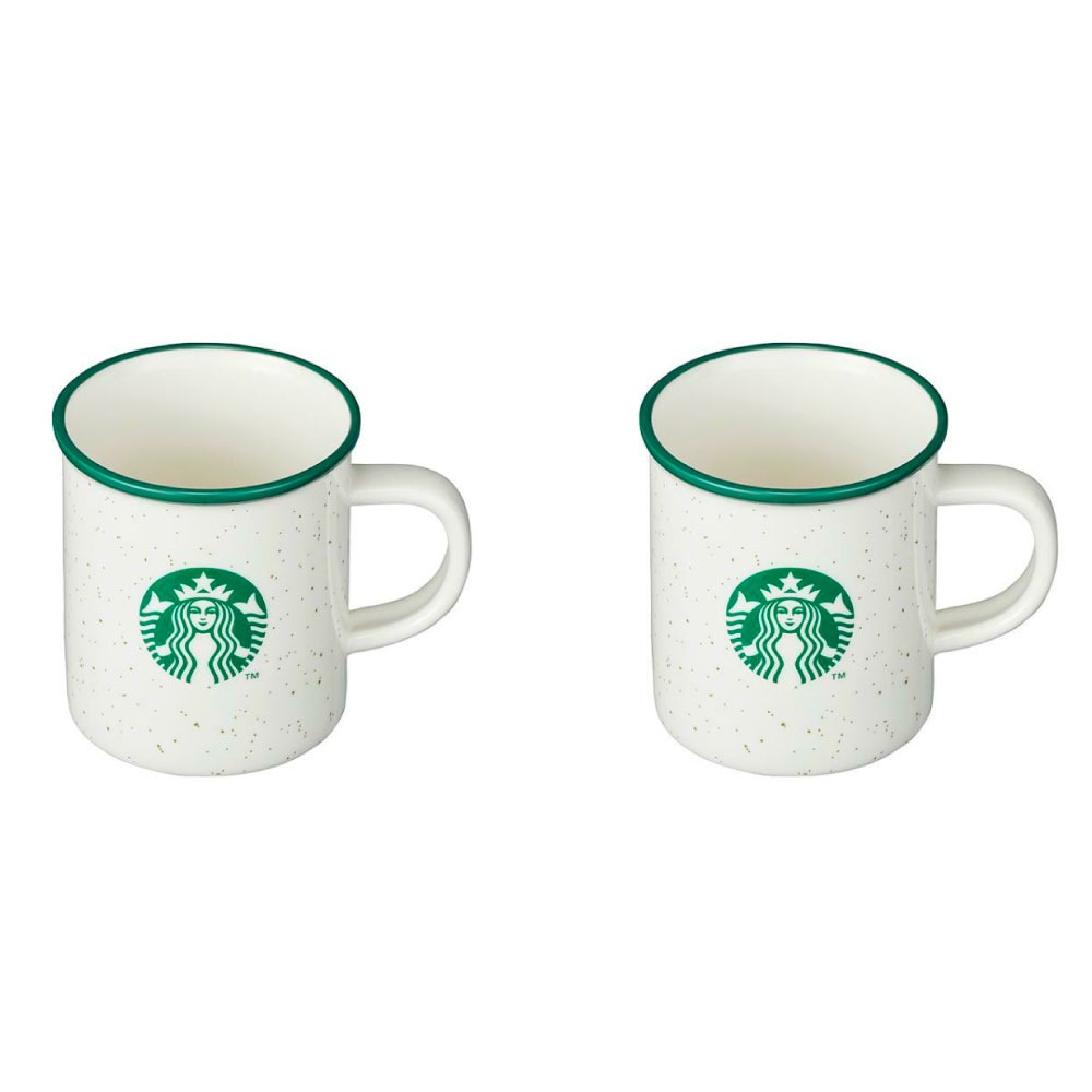 スターバックス 22 チェリー ブルーミング ピンクグラス セラミックソーサー 355ml x 2杯 Set