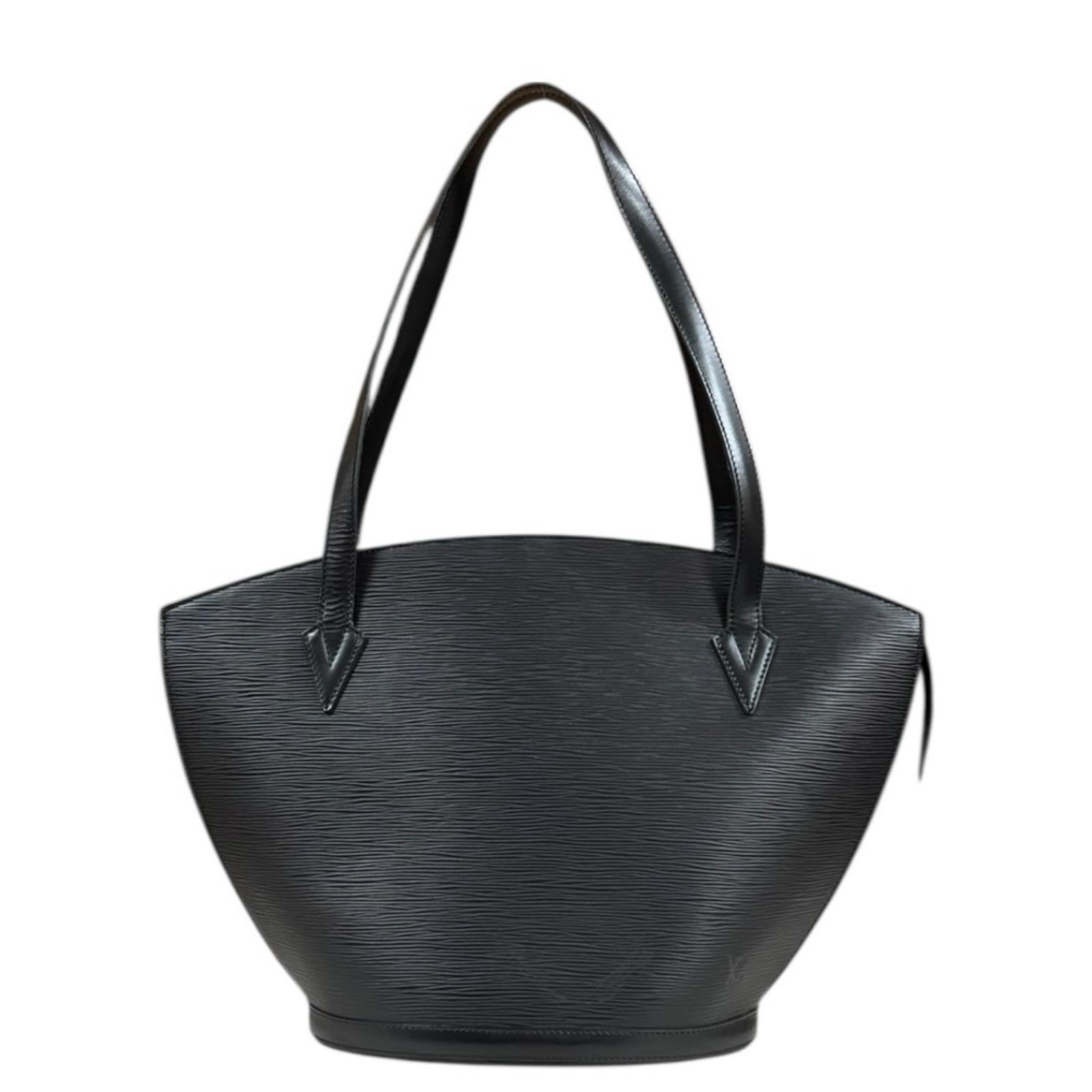 ルイヴィトン サンジャックショッピング エピ ショルダーバッグ エピレザー M52262 ブラック LOUIS VUITTON 中古
