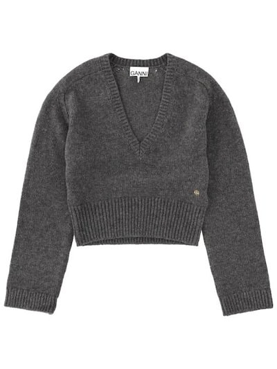 GANNI Women Knitwear K2629 252 Grey 30,400円