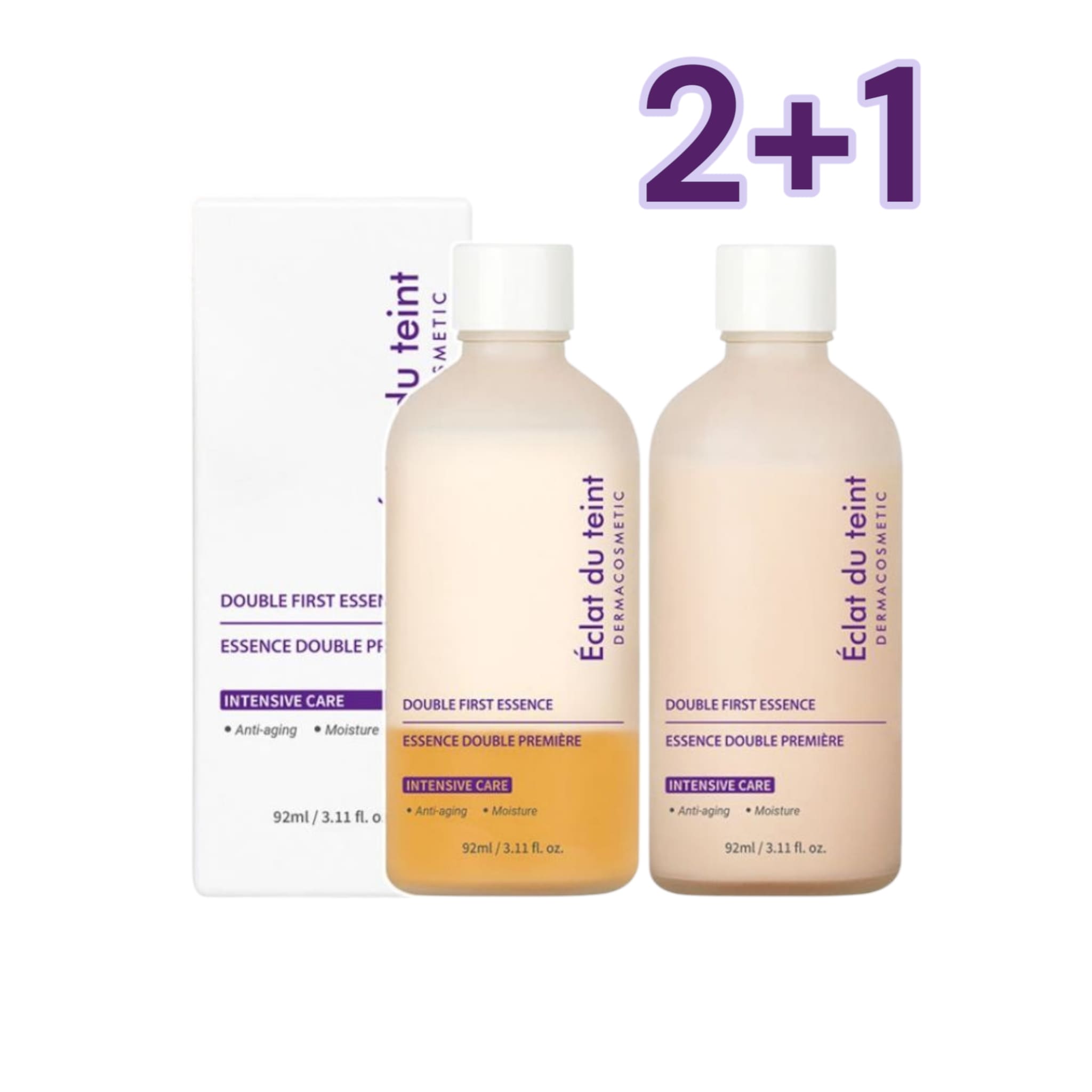 Éclat du teint ダブルファーストエッセンス 92ml Qoo10] Eclat du teint 2+1, DOUBLE FIRST エッ : スキンケア