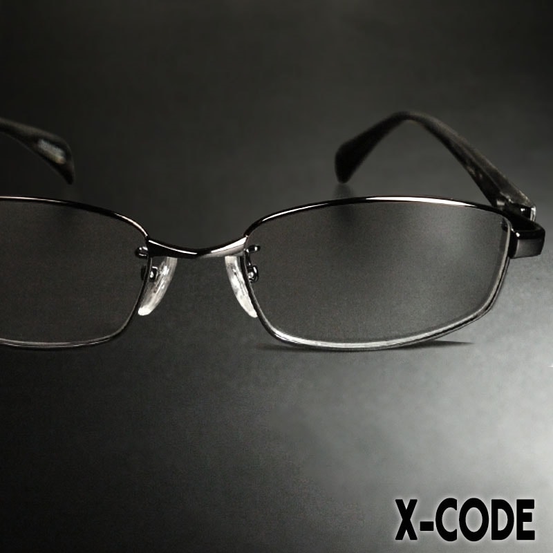 ブルーライト カット 中近両用メガネ エックスコード［全額返金保証］老眼鏡 眼鏡 リーディンググラス