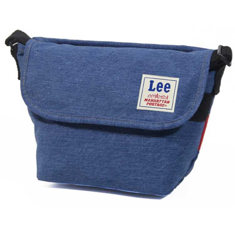 カジュアルメッセンジャーバッグ Lee限定コラボ XS ブルー W29×H18×D11cm #MP1603LEE-6000