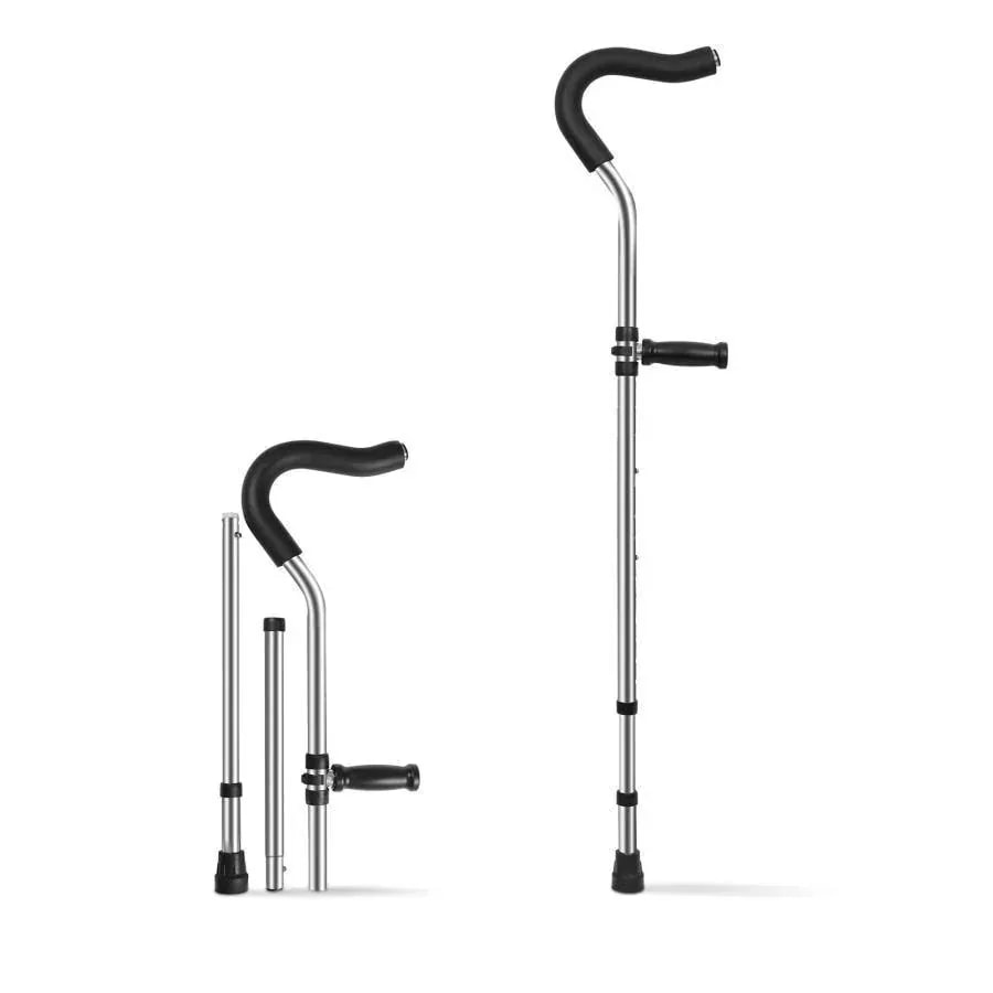 松葉杖 F型 2本セット 折りたたみ 杖 衝撃吸収杖 スプリングダンパー 110-0cm身長にな震杖 伸縮式1 4,648円