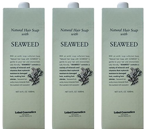 【X3個セット】 ルベル ナチュラル ヘア ソープ ウィズ SW（シーウィード）1600ml 詰替用 11,199円