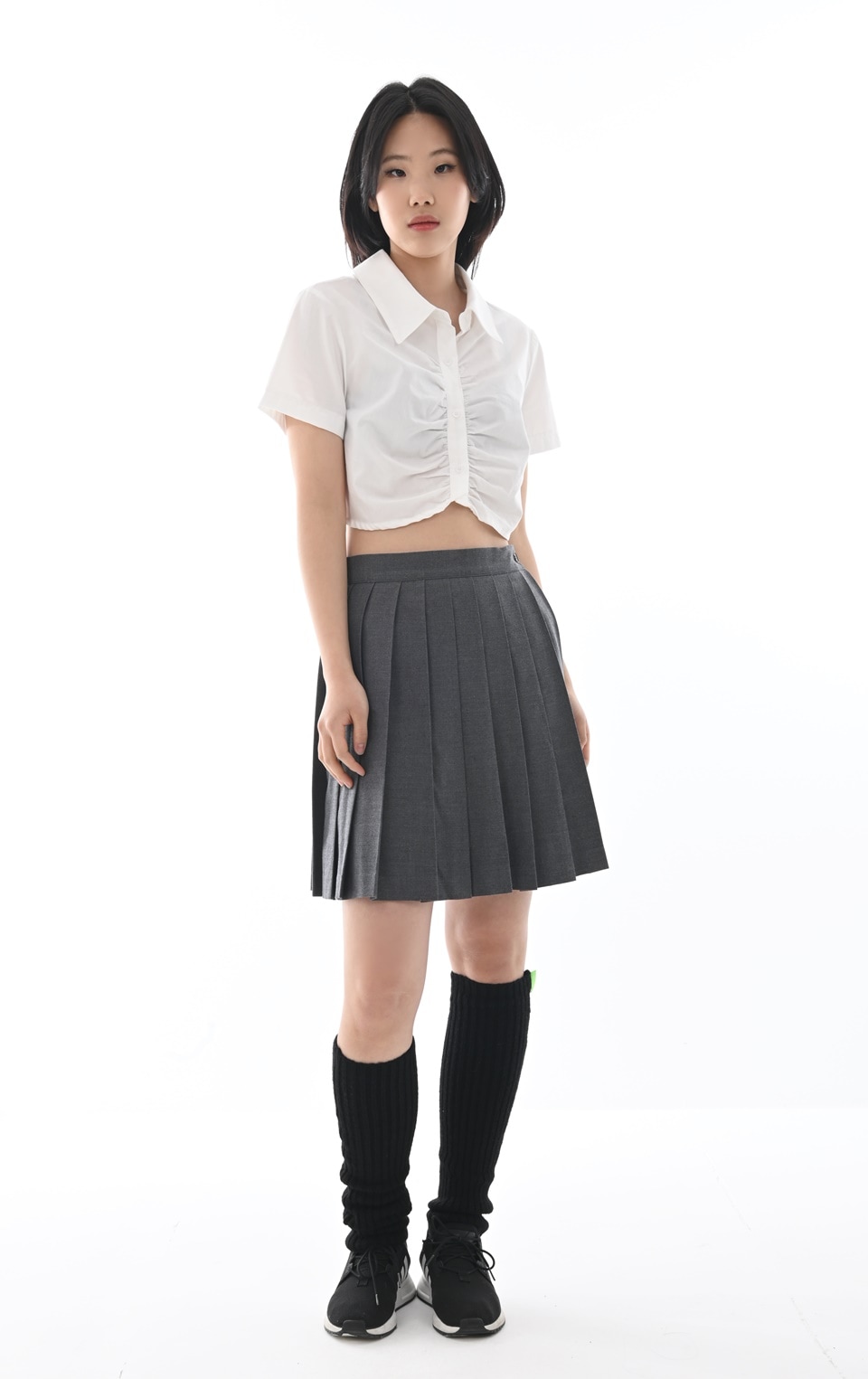 シャーリングシャツ (WHITE)