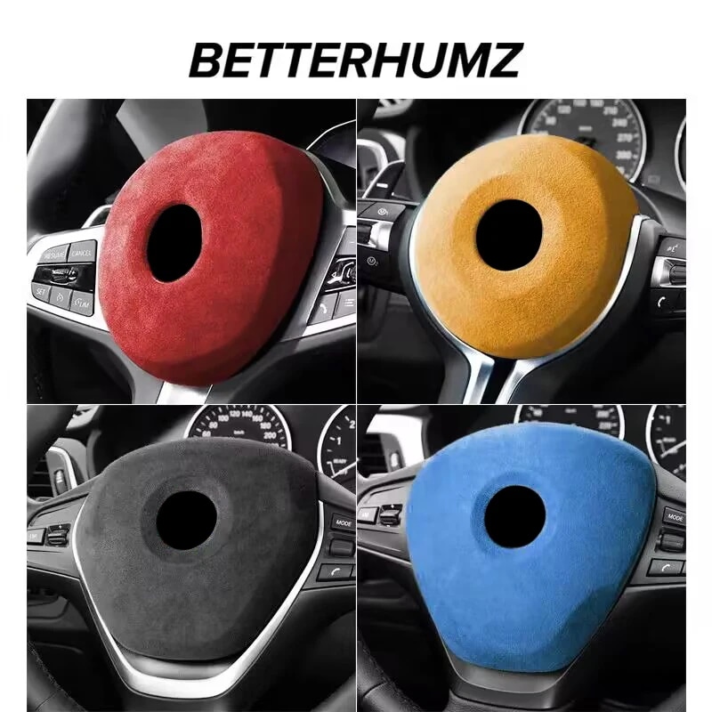 BMW F20 F30 G20 G30 F31 F32 F36 F40 F34 F48専用 アルカンタラステアリングホイールカバー 内装チューニングアクセサリー 輸入品