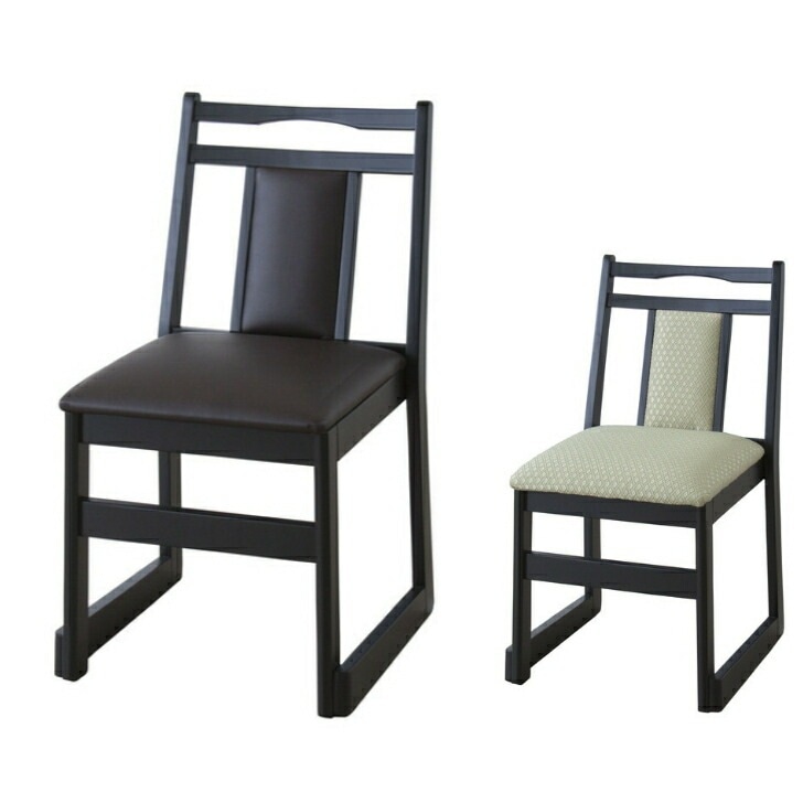 チェア スタッキング ハイタイプ 和室 一人掛け 料亭 旅館 神社 お寺 宴会 座敷 法事 たたみ用 高椅子 和風 BC-343 ダークブラウン グリーン 完成品 風格