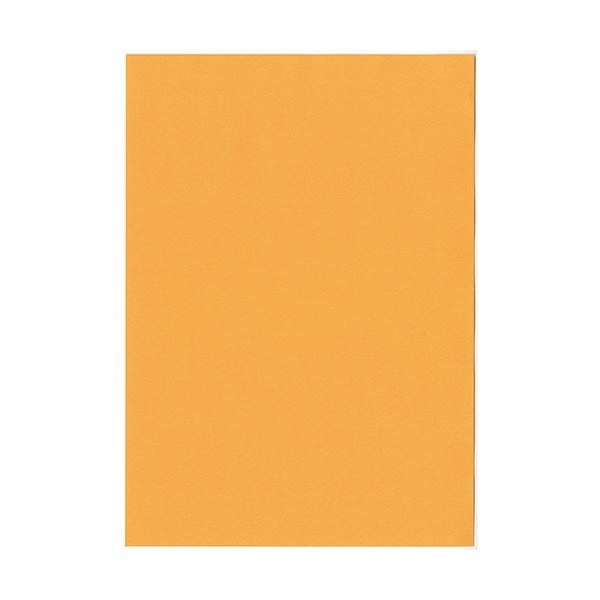 北越コーポレーション 紀州の色上質 A3 T目 超厚口 オレンジ 1箱(400枚：100枚4冊)