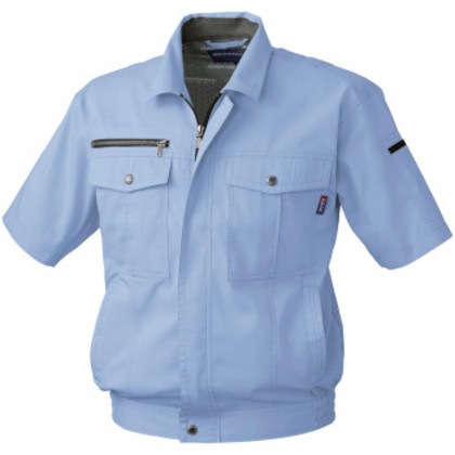 桑和 611 半袖ブルゾン 4Lサイズ パープルB(202) Absolute GEAR