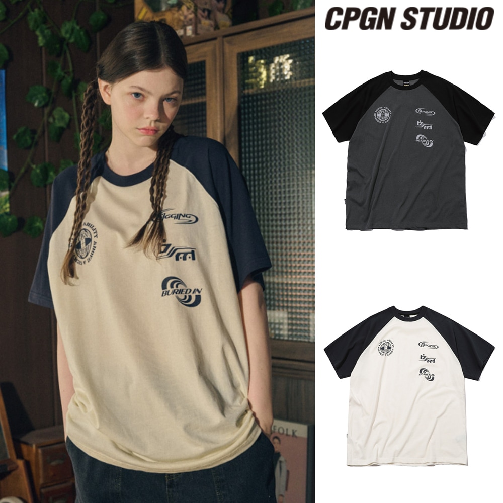 【CPGN STUDIO】 Digging Momentum Leglan Short Sleeve Tee